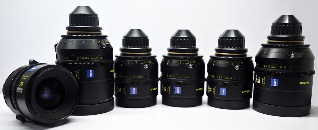 RADIANCE SUPREME PRIME FULL FRAME LENSE SET UP MAKE ZEISS T1.5